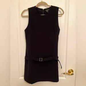 Pretty Black F21 Belted Dress
